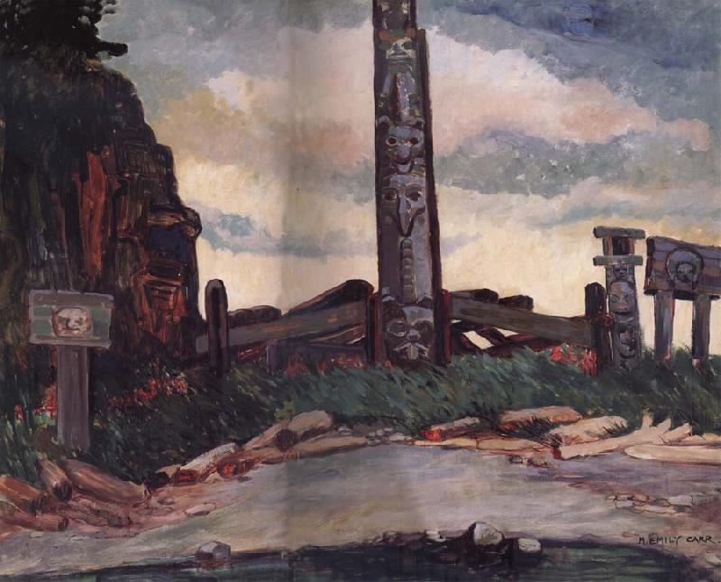 Emily Carr Totem By the Ghost Rock China oil painting art